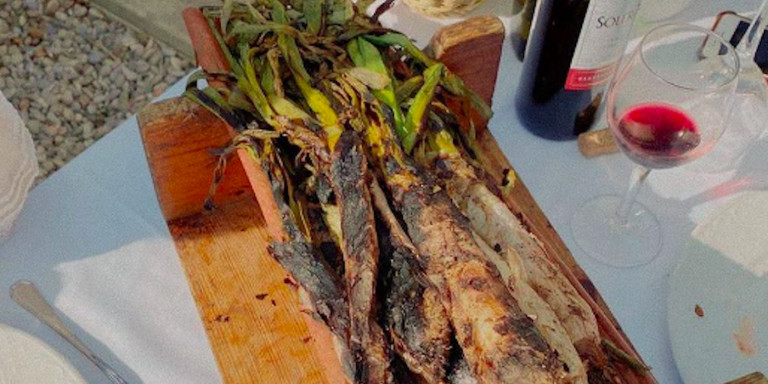 Calçots de la masía Can Carbonell / INSTAGRAM