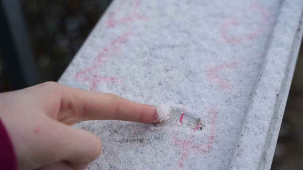 Nieve en la zona alta de Barcelona / LUIS MIGUEL AÑÓN