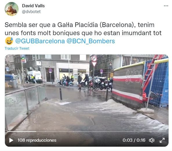 Los usuarios no han dudado en publicar vídeos en redes sociales / TWITTER 