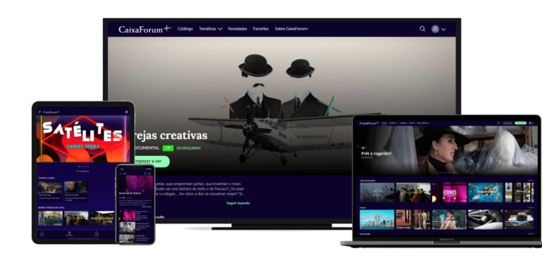 CaixaForum+ es una plataforma online multidispositivo / CAIXAFORUMPLUS.ORG