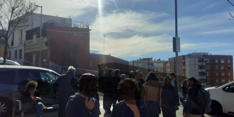 Manifestantes a la salida de la protesta / DIGNITAT TRES TURONS