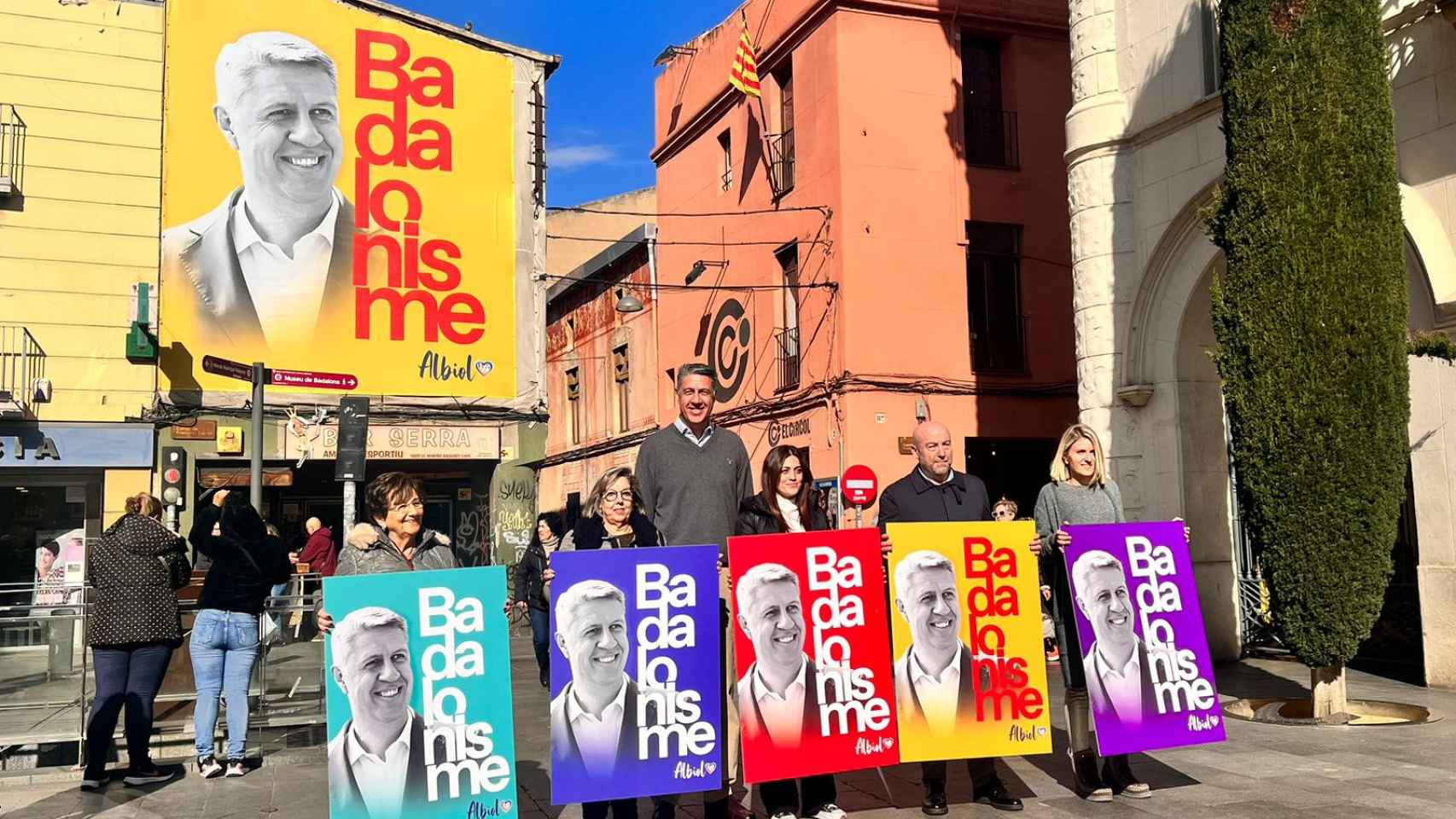 Xavier García Albiol en la presentación de su campaña en Badalona / METRÓPOLI