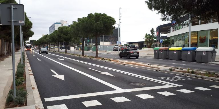 Avenida dels Països Catalans tras su reurbanización / METRÓPOLI - RP