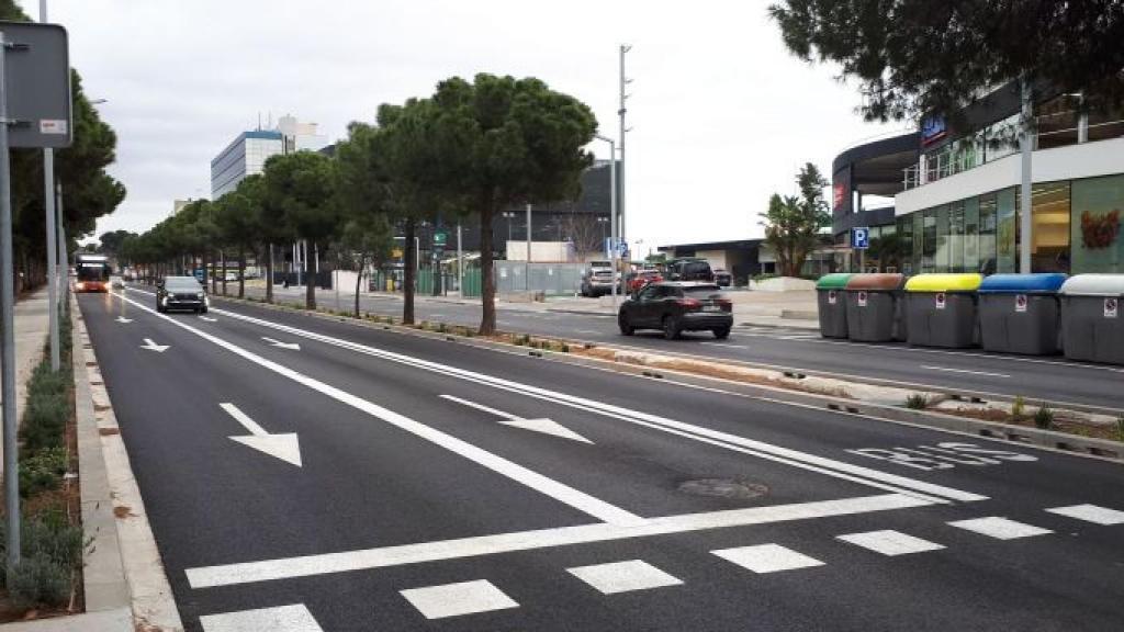 Avenida dels Països Catalans tras su reurbanización