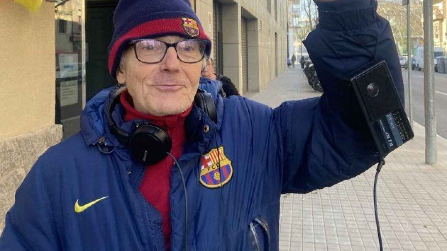 Abuelo de 85 años denunciado por los Mossos / RRSS (@desobedienciacivildecatalunya)