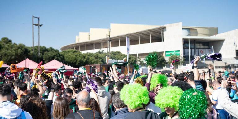 Afición en la Copa del Rey de Badalona / TWITTER