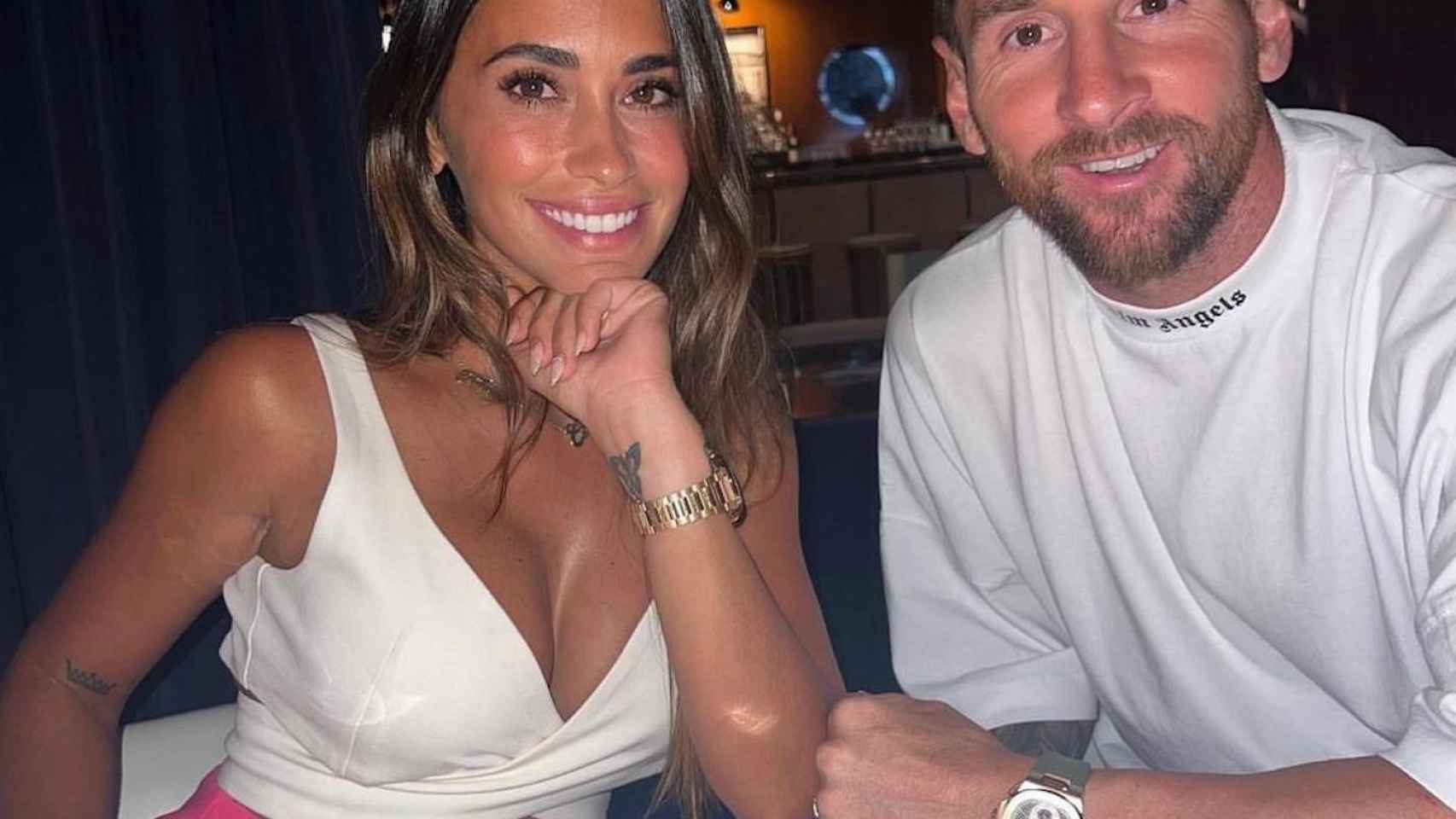 Leo Messi y Antonella Rocuzzo en una imagen de archivo / INSTAGRAM