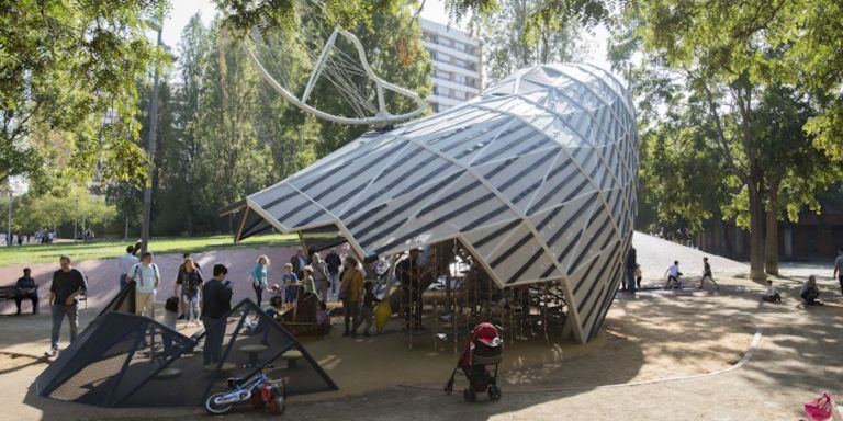 Parc de la Balena, uno de los parques con área infantil de Barcelona / AYUNTAMIENTO DE BARCELONA