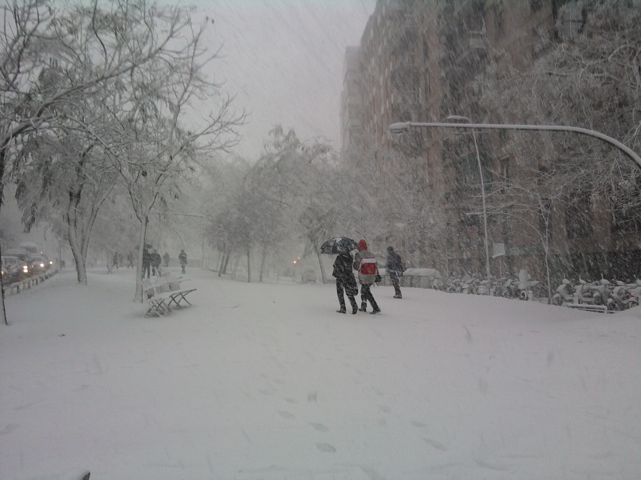 Imágenes de la nevada de 2010 en Barcelona / RRSS