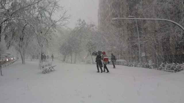 Imágenes de la nevada de 2010 en Barcelona / RRSS