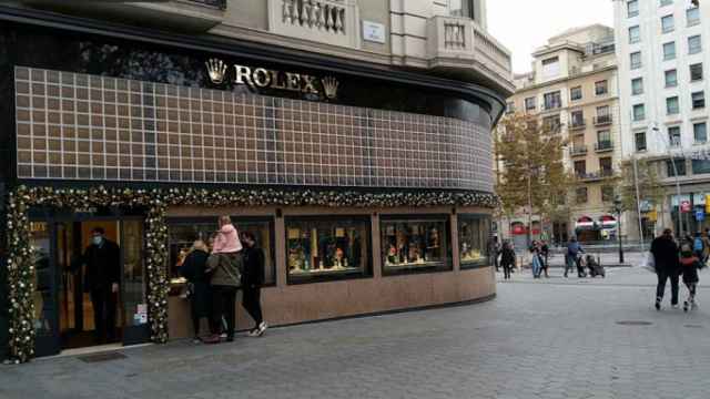 La boutique de Rolex en paseo de Gràcia