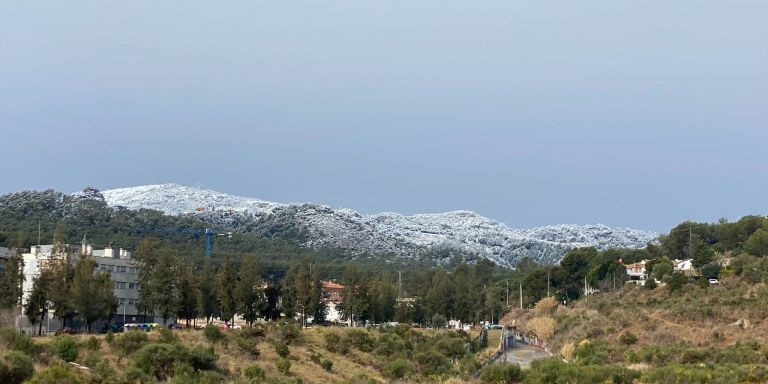 La nieve, vista desde Gavà / METRÓPOLI - Lorena Hens