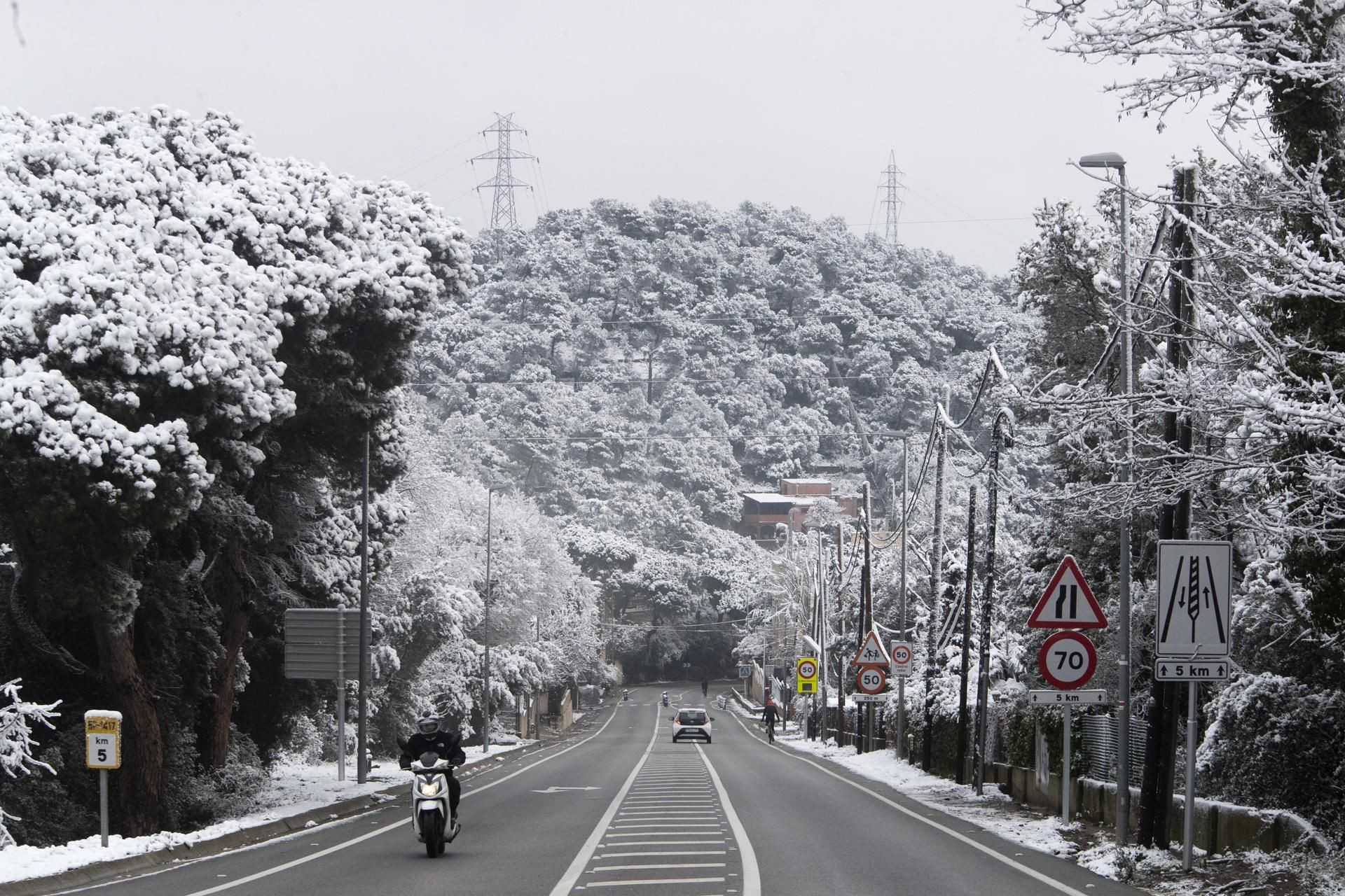 Nieve en Barcelona esta semana / EFE