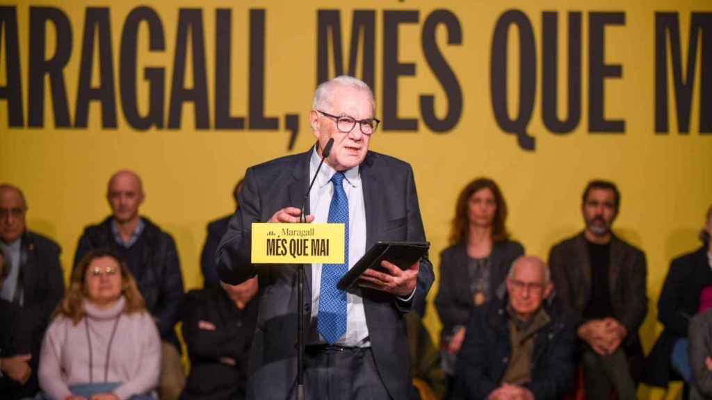 Ernest Maragall, en un acto de ERC / EP