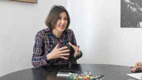 Núria Parlón,  alcaldesa de Santa Coloma de Gramanet, durante una entrevista  / LENA PRIETO (METRÓPOLI)