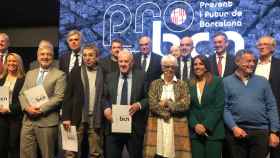 Impulsores de Pro BCN y los alcaldables de la ciudad, en la Lotja de Barcelona / MA