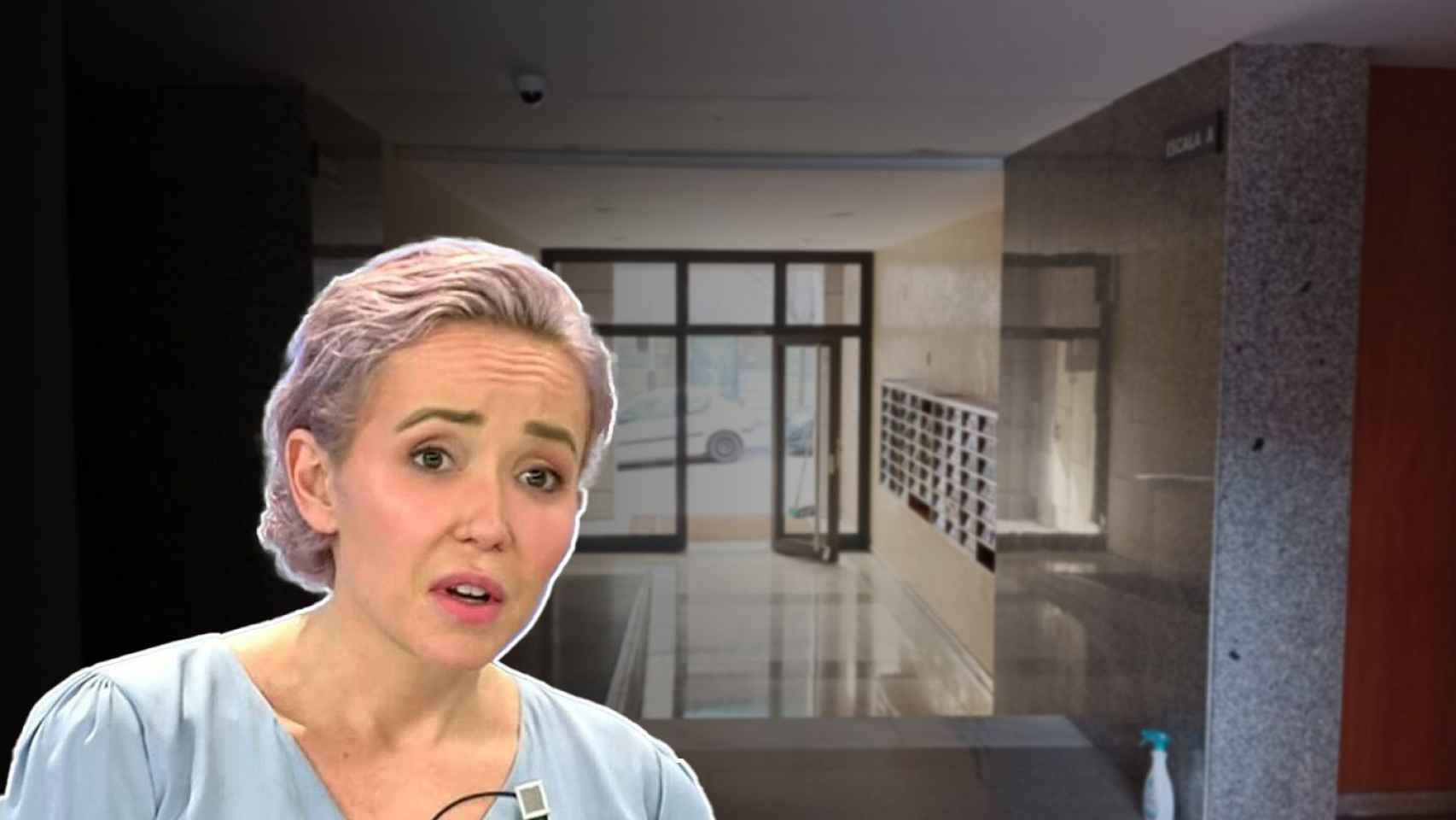 Angela Dobrowolski en un fotomontaje / MA