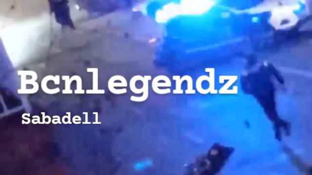 Captura de pantalla del accidente mortal en Sabadell / RRSS (@Bcnlegendz)