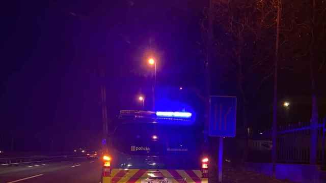 Furgoneta de tráfico de los Mossos d'Esquadra / TWITTER