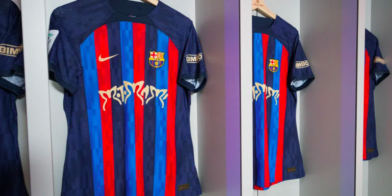 La camiseta que lucirá el FC Barcelona en el Camp Nou / FC BARCELONA