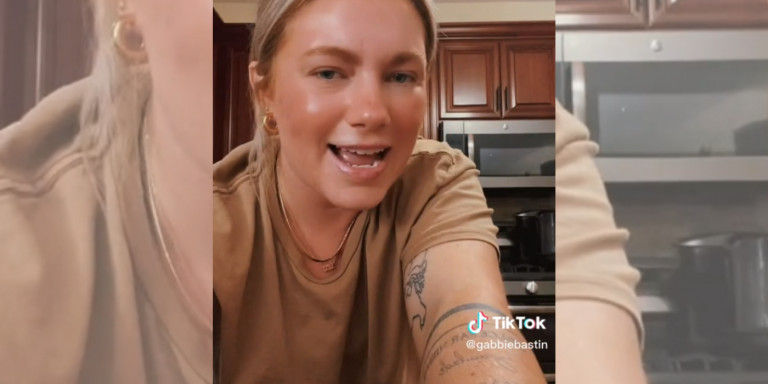 La Tiktoker Gabbie Bastin explica el significado de sus tatuajes / TIKTOK