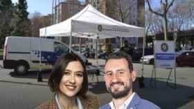 Fotomontaje de la policía de proximidad con Núria Parlon y Rubén Guijarro al frente / METRÓPOLI