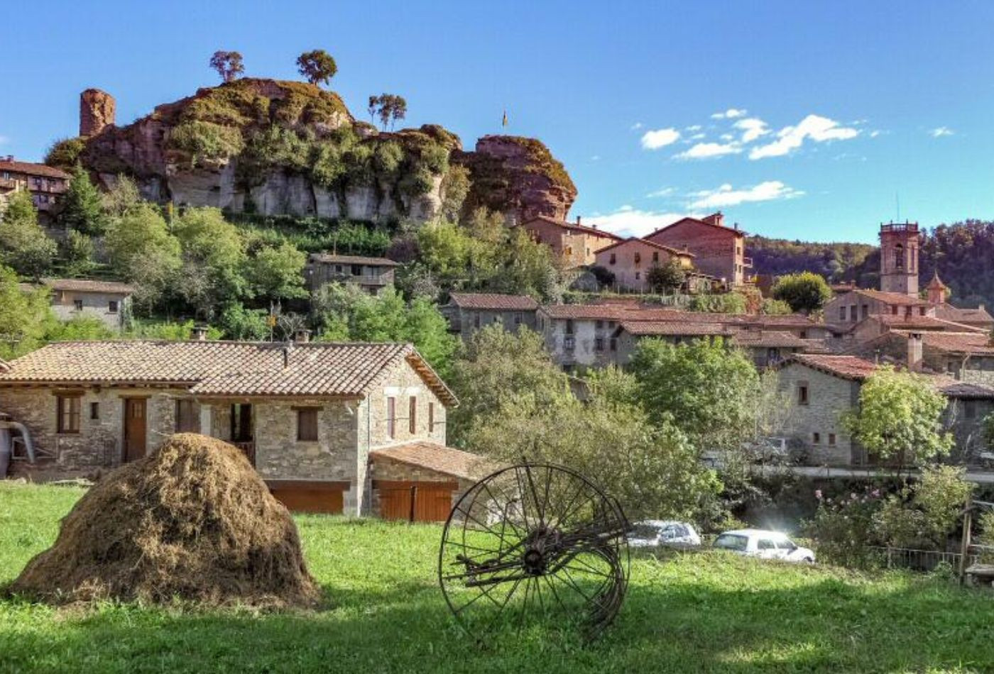 El pueblo de Rupit de la provincia de Barcelona en una imagen de archivo