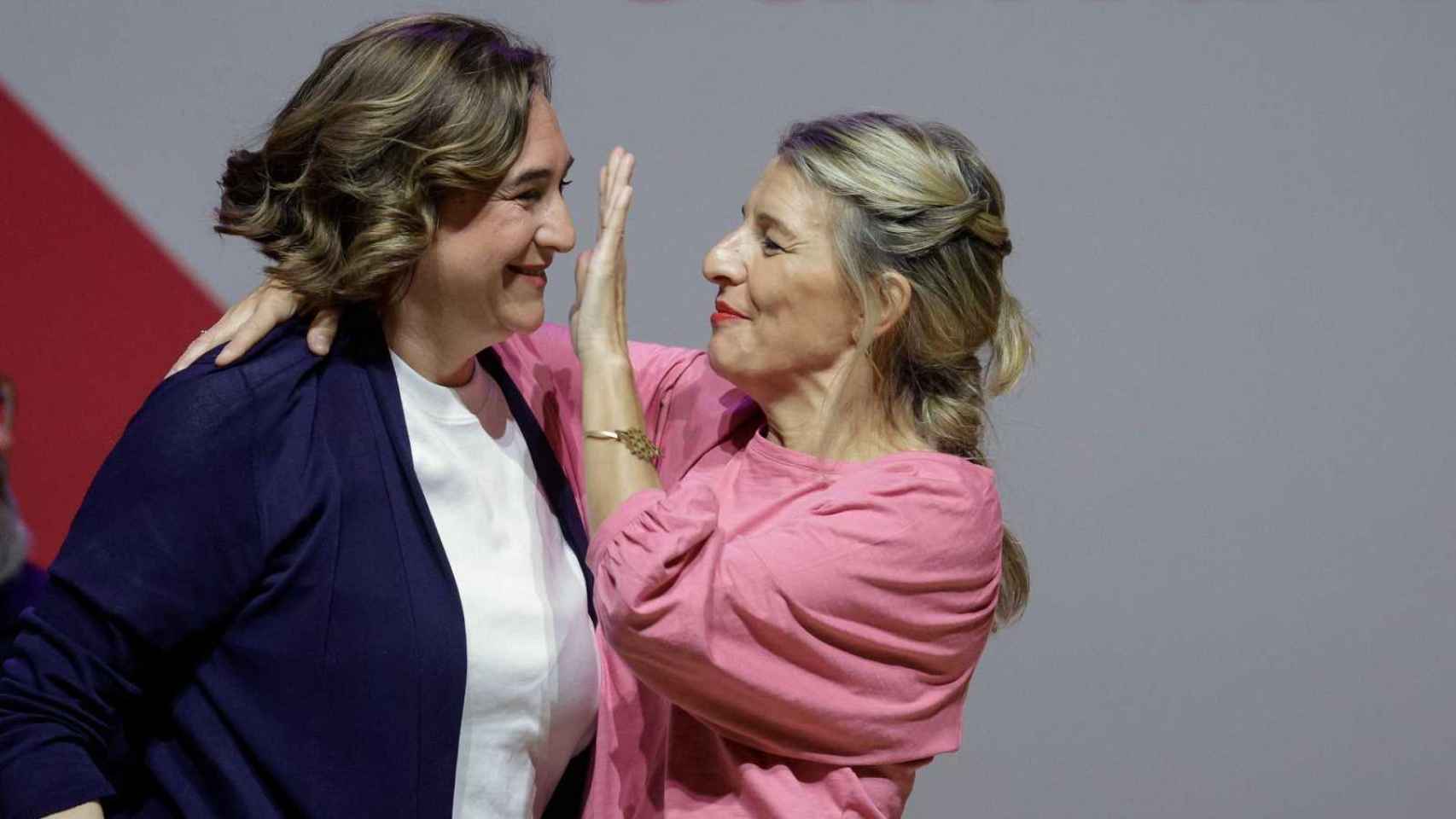 Ada Colau y Yolanda Díaz / QUIQUE GARCÍA - EFE