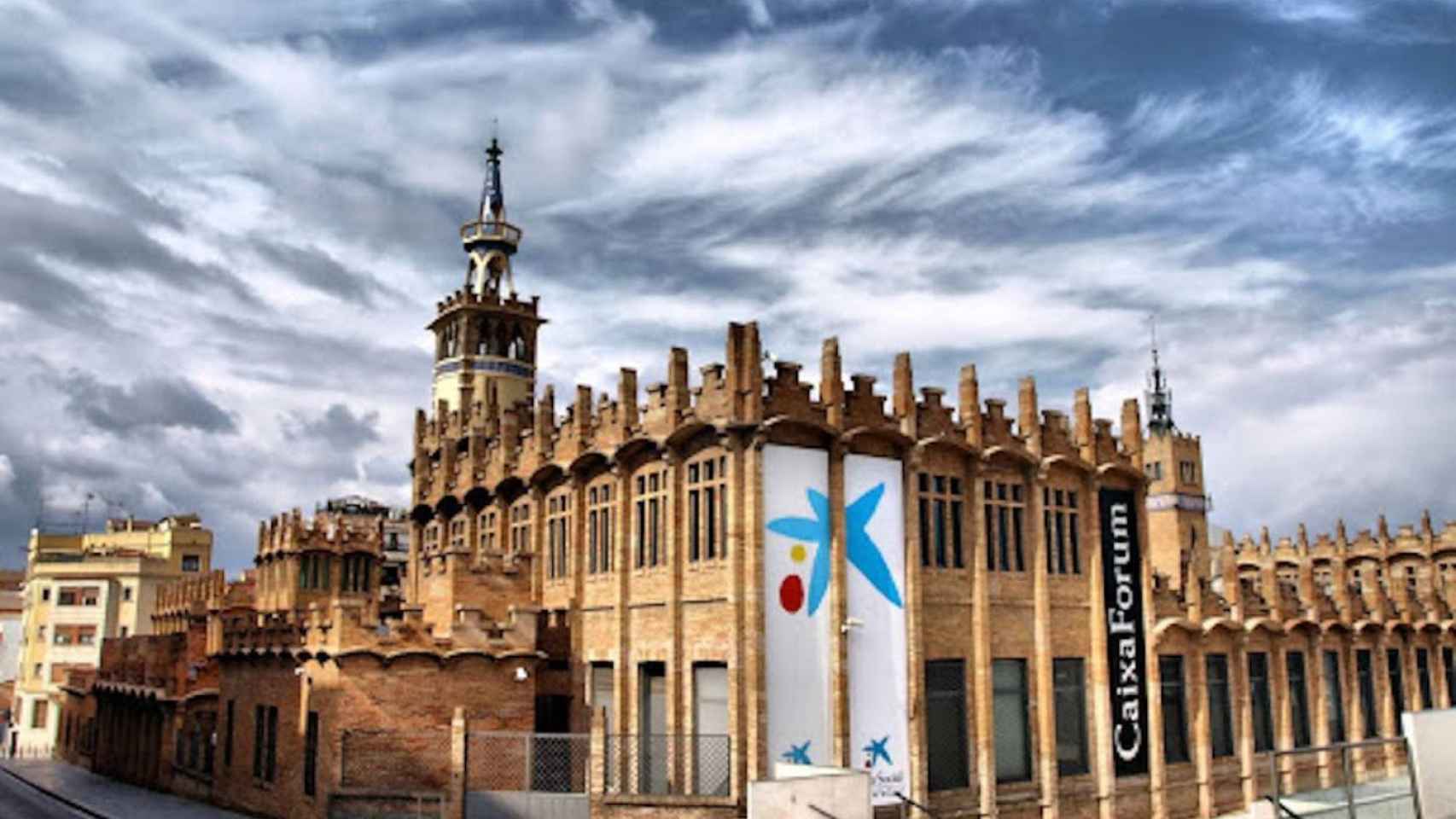 Edificio del CaixaForum, en la avenida Francesc i Guàrdia