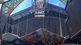 Entrada principal al Mercado de la Boqueria / MA