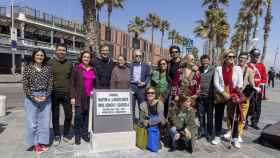 Homenaje a Bohigas en el paseo Marítim de la Barceloneta / AJ BCN