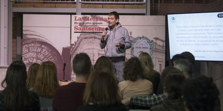 Acto organizado por la Coordinadora d'Entitats per la Lleialtat Santsenca / AJ BCN