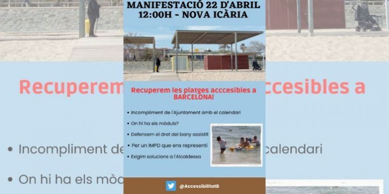 Cartel que indica que el baño asistido está fuera de servicio / @ACCESSIBILITATB