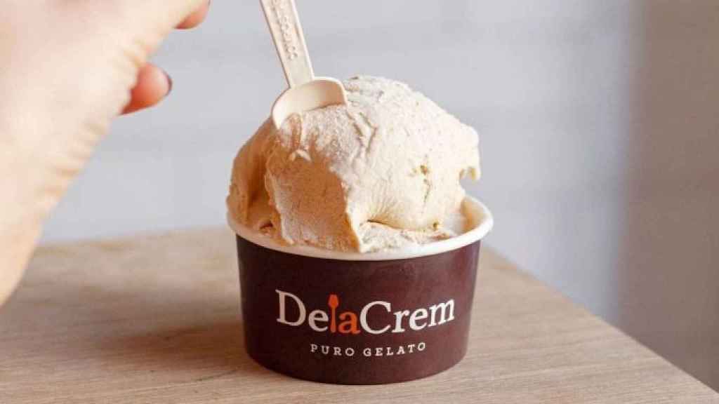 Tarrina de helado de Delacrem