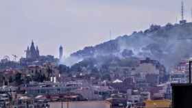 Incendio en el Parque del Guinardó / @ger58056