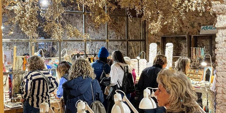 Decoración floral del Zoco Market en Barcelona / INSTAGRAM