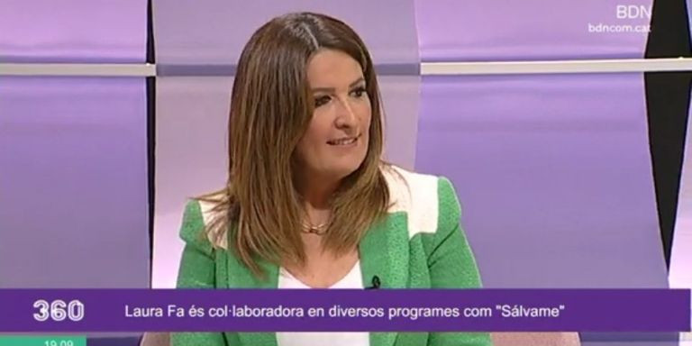 Laura Fa durante su intervención en el Badalona 360 / RRSS