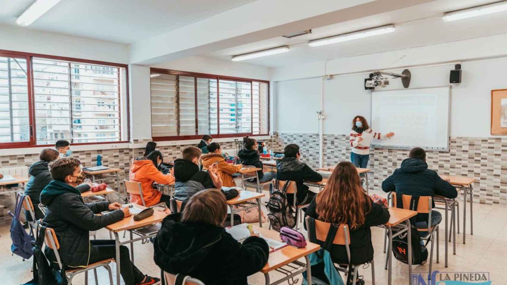 Una clase del IES La Pineda de Badalona / LA PINEDA