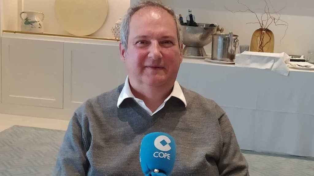 El exalcalde de Barcelona, Jordi Hereu, durante la entrevista en la cadena Cope / MA