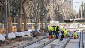 Obras en la plaza de Mossèn Jacint Verdaguer / AYUNTAMIENTO DE BARCELONA