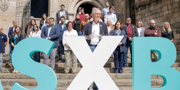 El candidato Xavier Trias en la presentación de su lista para las municipales / JUNTS