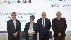 Boi Ruiz, médico y exconsejero de Salud de la Generalitat de Catalunya; Constantí Serrallonga, director general de Fira de Barcelona; Santiago García-Milà, subdirector general de la Autoritat Portuària de Barcelona