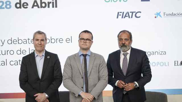 Juan Jesús Domingo, CEO de Mémora, y Emilio Rousaud, CEO y fundador de Factor Energía / GALA ESPÍN