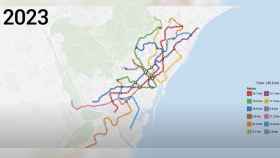 Evolución del metro de Barcelona hasta la actualidad / METRO LINER