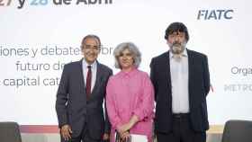 El presidente del Gremio de Editores de Catalunya y el editor de Pengüin Random House / GALA ESPÍN