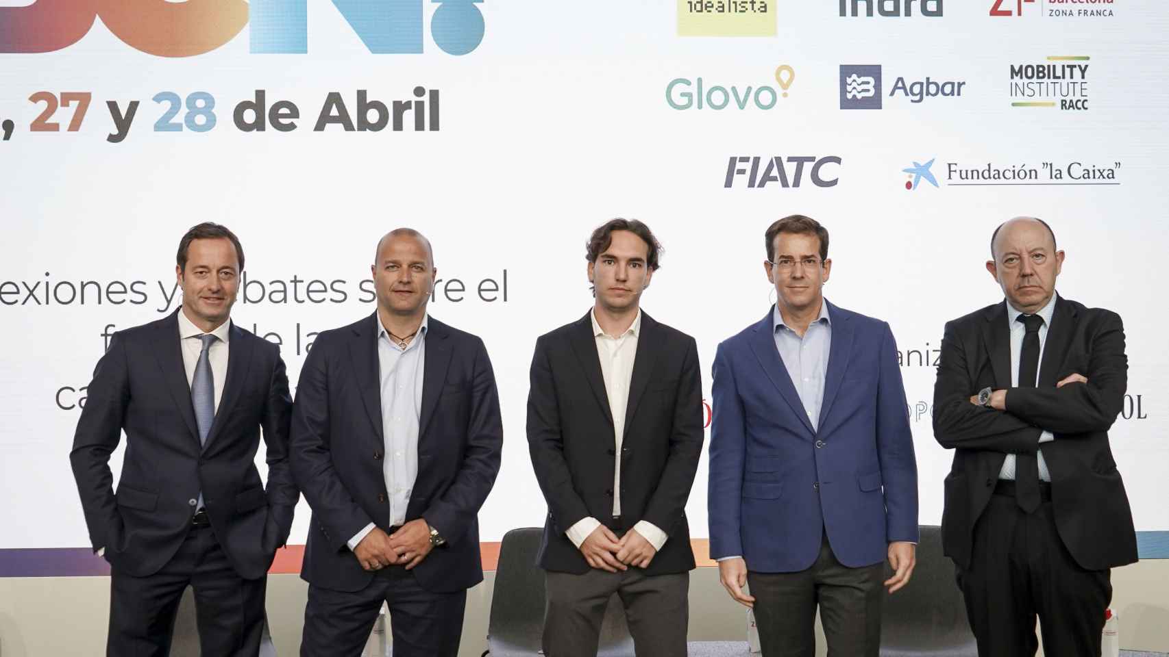 El director de ventas de Engel & Völkers en Barcelona, Joan Canela, el presidente de la Associació de Promotors de Catalunya, Xavier Vilajoana, el director de Metrópoli, Arturo Esteve, el CEO de Idealista Data, Daniel