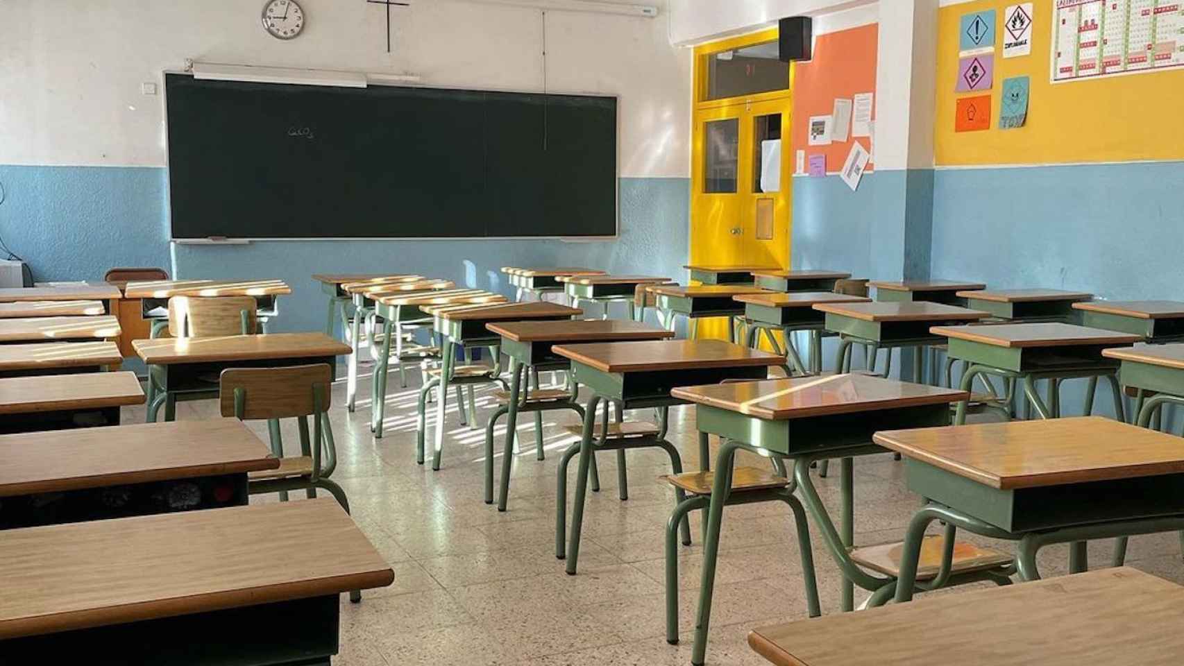 Interior de una clase del Col·legi Sant Gabriel de Sant Adrià / SANT GABRIEL