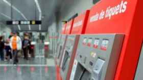 Máquinas de venta de billetes del metro de Barcelona