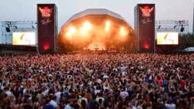 Imagen aérea del festival Primavera Sound de Barcelona / EFE