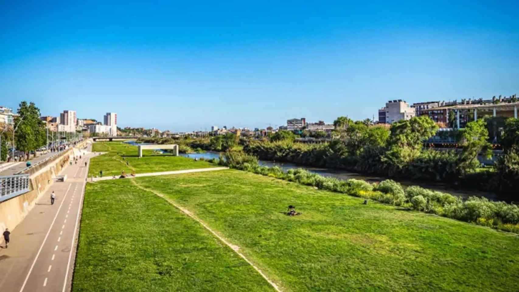 El parque fluvial del río Besòs en Santa Coloma de Gramenet / AYUNTAMIENTO DE SANTA COLOMA